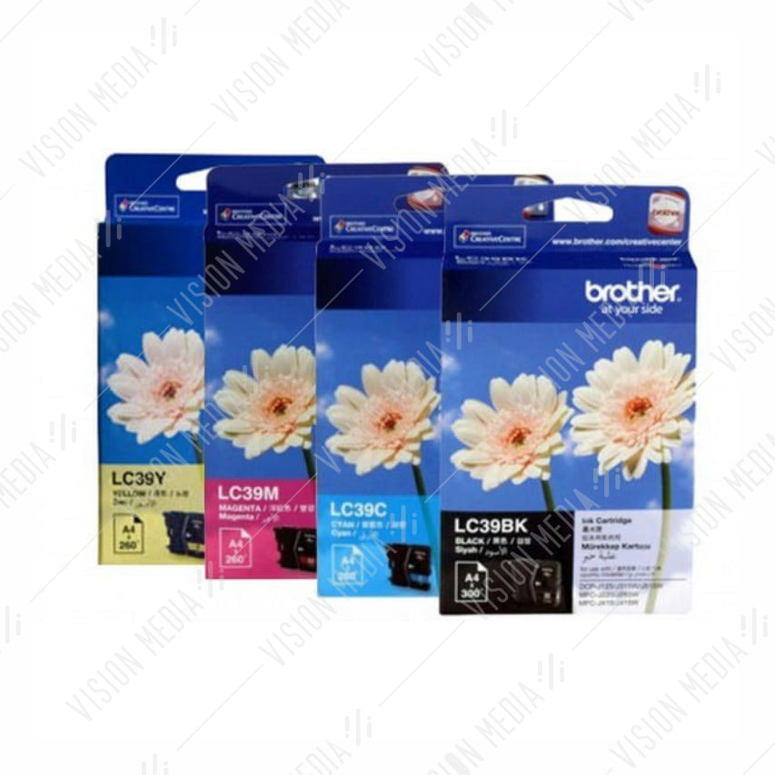 BROTHER YELLOW INK CARTRIDGE (LC-39Y)