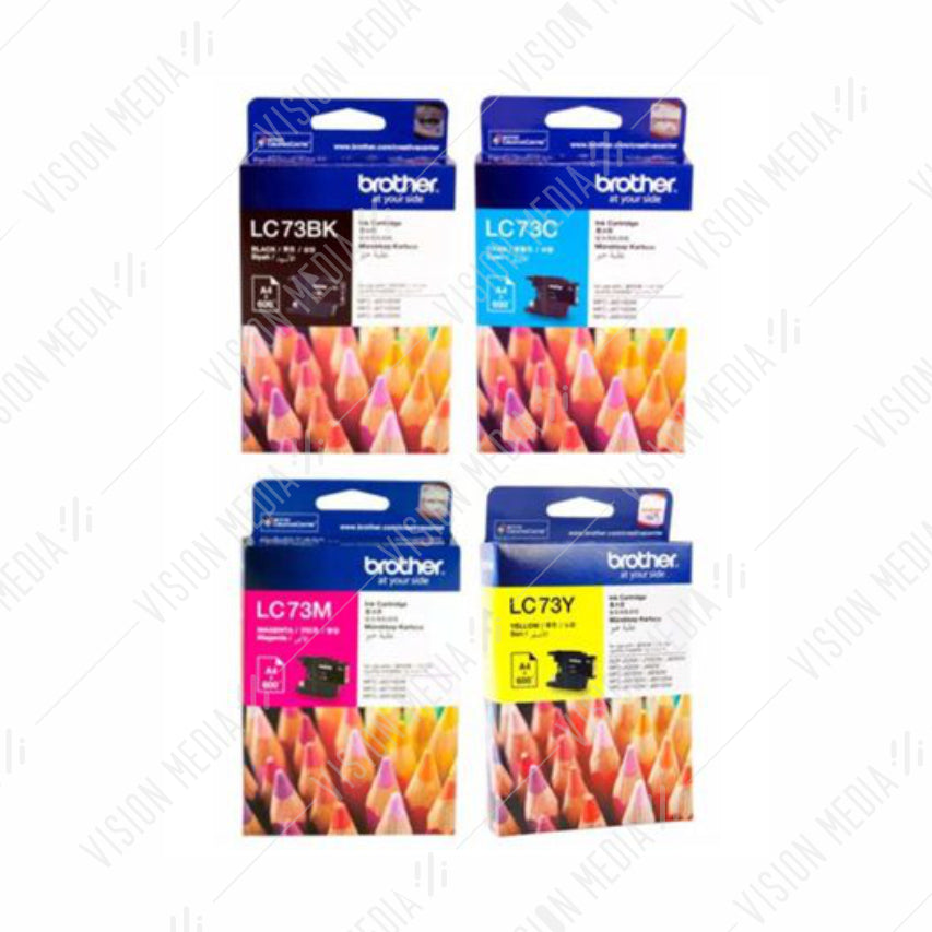 BROTHER BLACK INK CARTRIDGE (LC-73BK)
