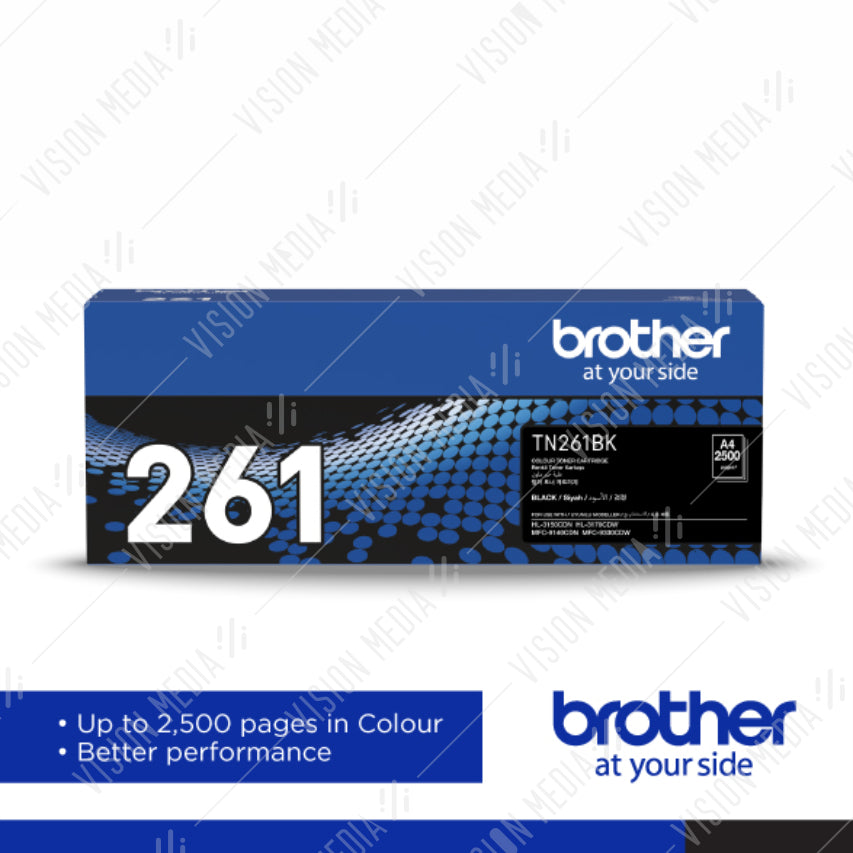 BROTHER BLACK TONER CARTRIDGE (TN-261BK)