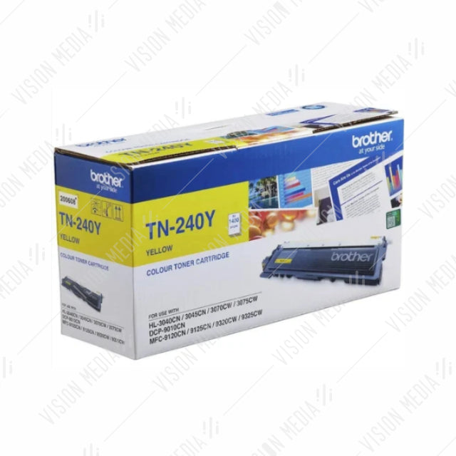 BROTHER YELLOW TONER CARTRIDGE (TN-240Y)