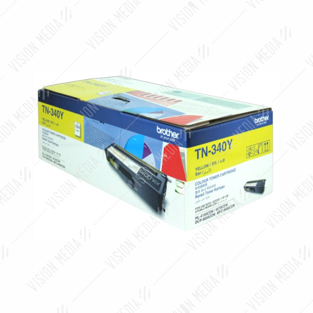 BROTHER YELLOW TONER CARTRIDGE (TN-340Y)