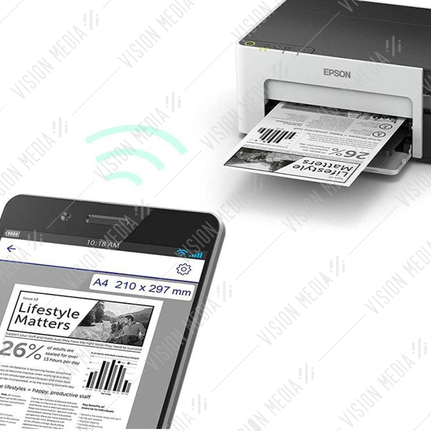 EPSON ECOTANK MONOCHROME WIFI INK TANK PRINTER (M1120)