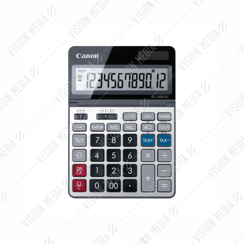 CANON 12-DIGIT DESKTOP CALCULATOR (TS-1200TSC)