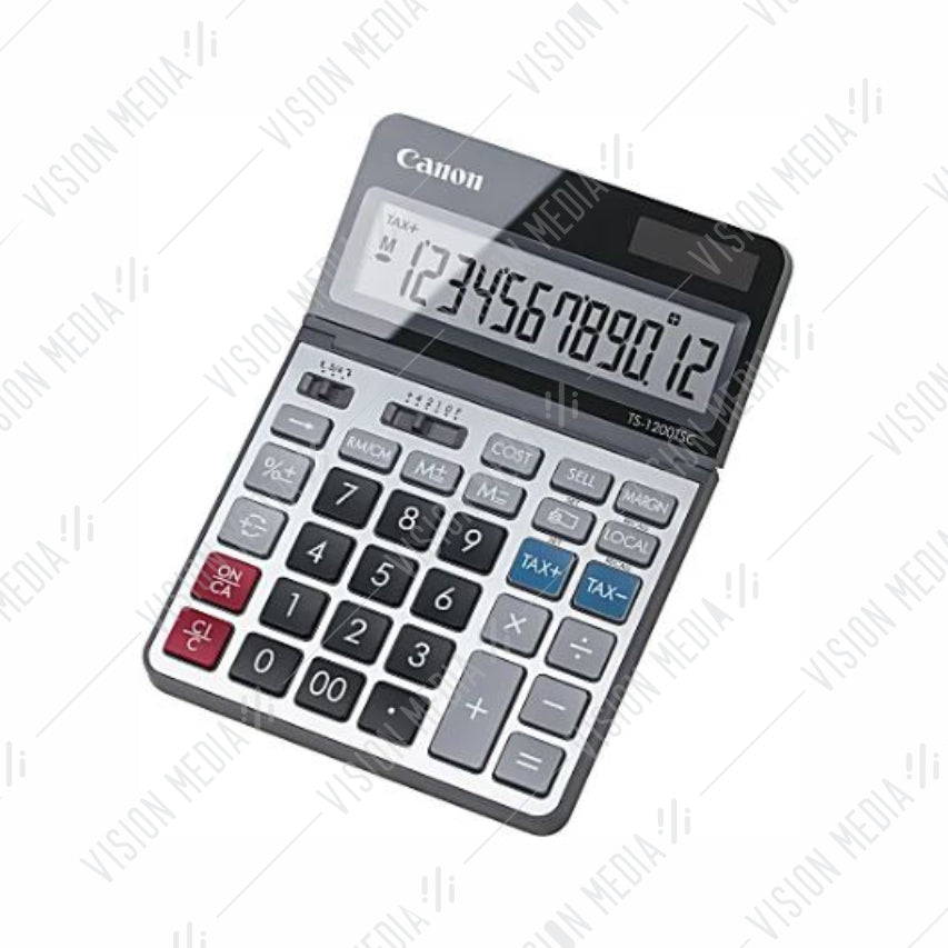 CANON 12-DIGIT DESKTOP CALCULATOR (TS-1200TSC)