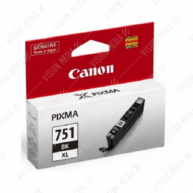 CANON BLACK DYE INK CARTRIDGE (CLI-751BK XL)