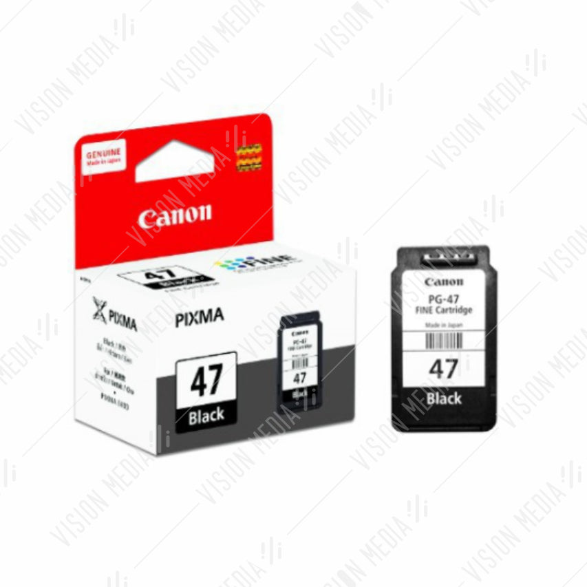 CANON BLACK FINE INK CARTRIDGE (PG-47)