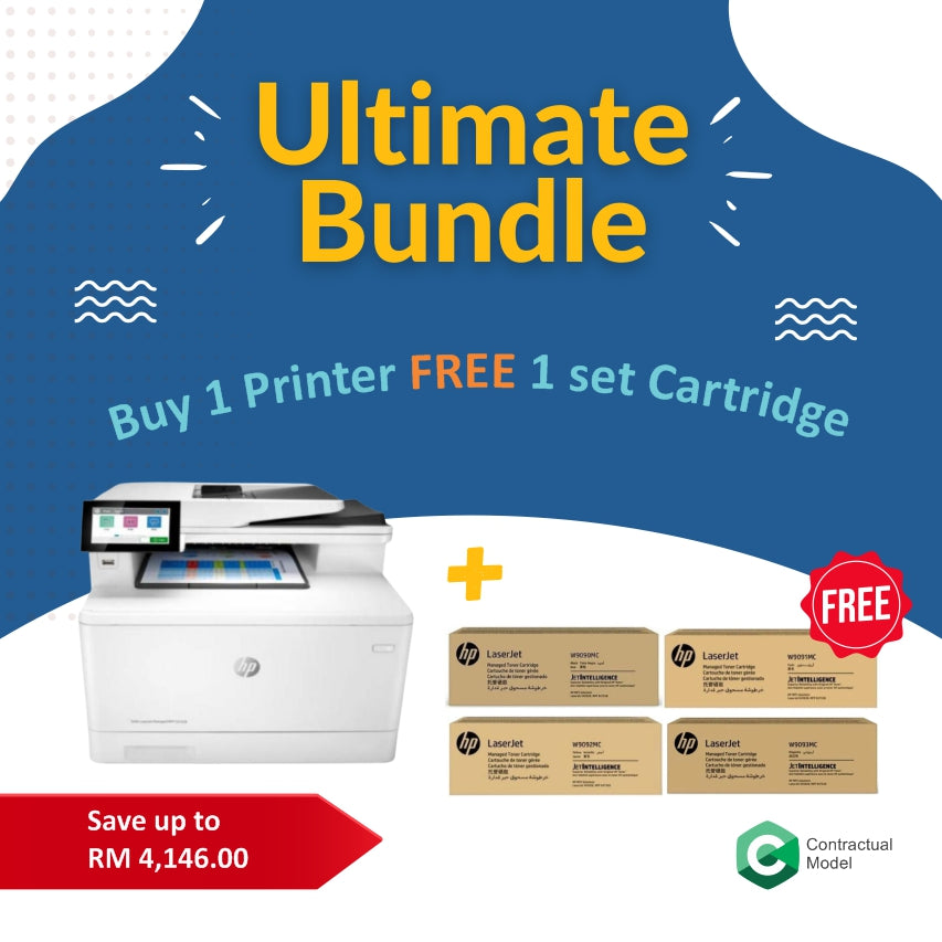 HP Color LaserJet Managed MFP E47528f (BUNDLE PROMO)