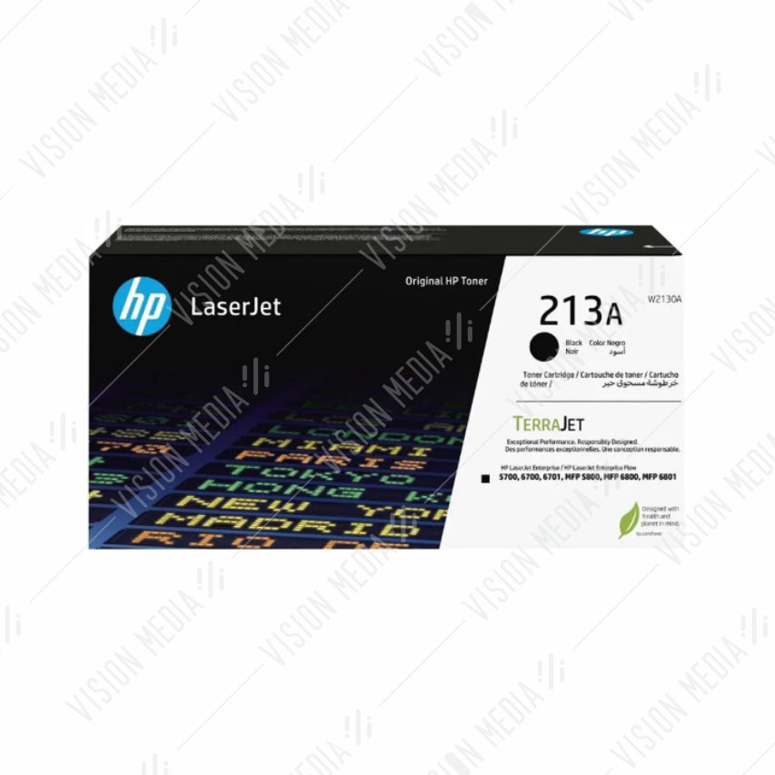 HP 213A BLACK LASERJET TONER CARTRIDGE (W2130A)