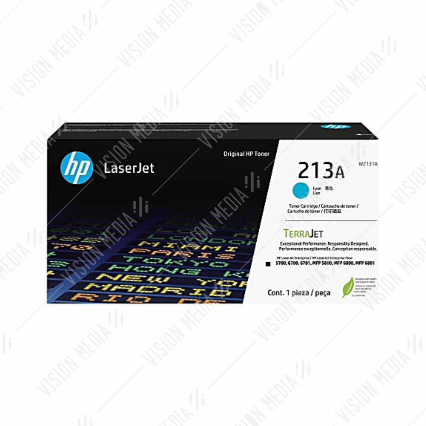HP 213A CYAN LASERJET TONER CARTRIDGE (W2131A)