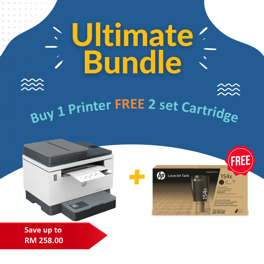 HP LASERJET TANK MFP 2602SDW PRINTER (BUNDLE PROMO)