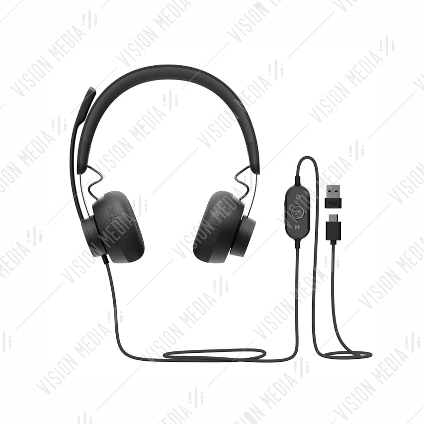 LOGITECH ZONE WIRED USB HEADSET WITH ANC MS (981-001096)