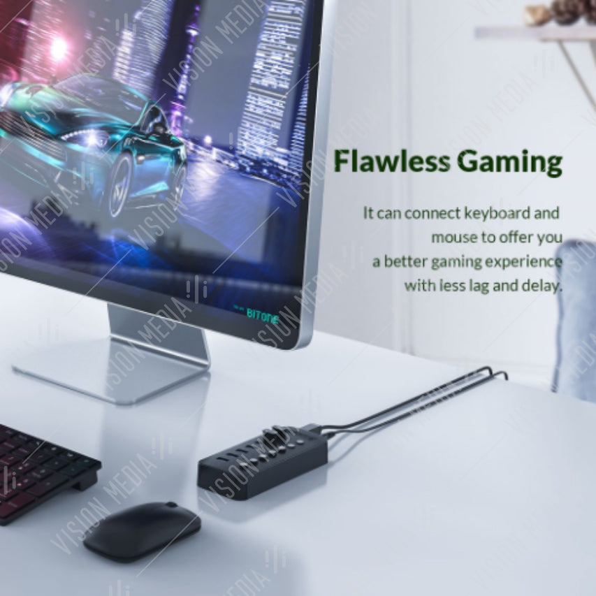 ORICO 7 PORT USB 3.0 HUB WITH POWER SWITCH (CT2U3-7AB)