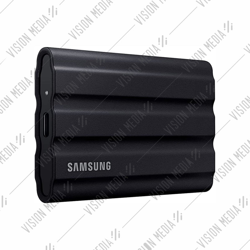 SAMSUNG PORTABLE SSD T7 SHIELD 1TB (BLACK) (MU-PE1T0K)
