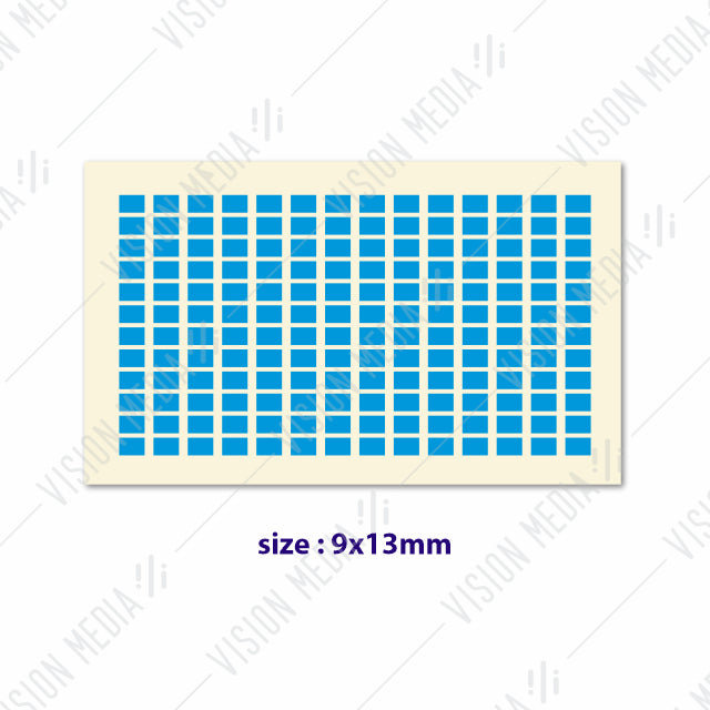 LABEL STICKER 9MM X 13MM