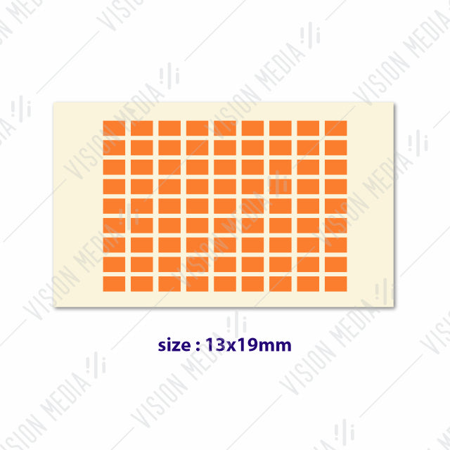 LABEL STICKER 13MM X 19MM