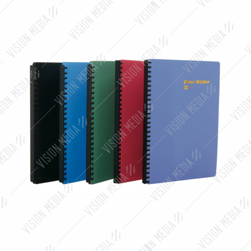 CLEAR HOLDER PP REFILLABLE F4 SIZE (30 POCKET) (87030)