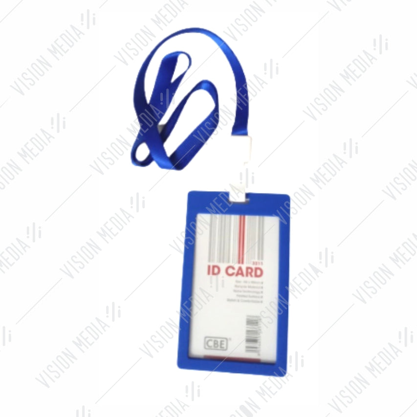 PLASTIC BADGE HOLDER / ID COVER WITH LANYARD (VERTICAL)