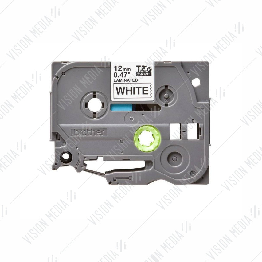 BROTHER BLACK ON WHITE TZE TAPE 12MM (TZE-231)