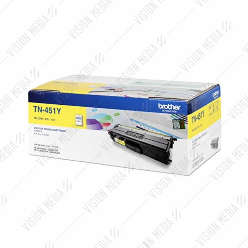 BROTHER YELLOW TONER CARTRIDGE (TN-451Y)