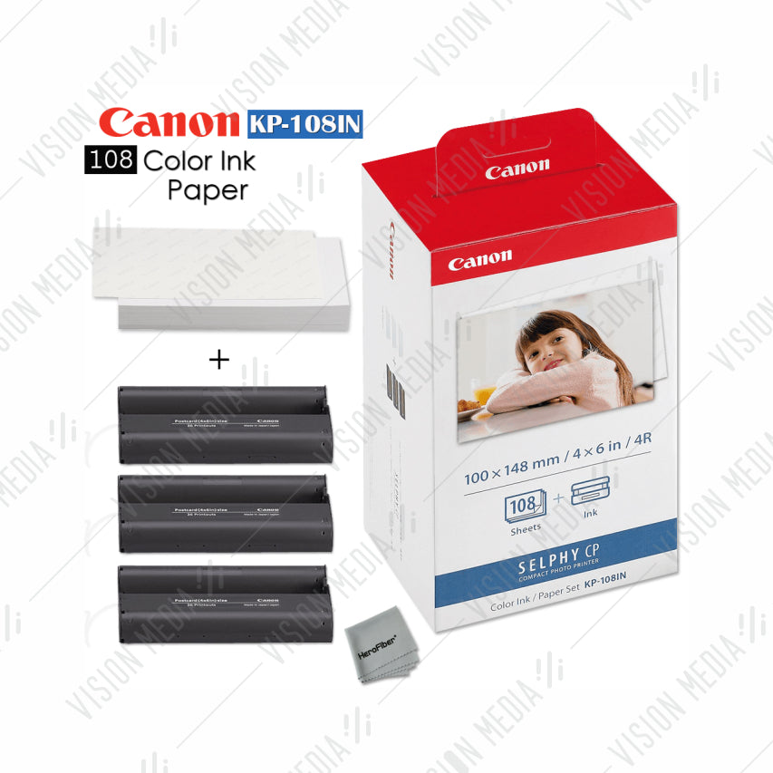 CANON KP-108IN (4R PAPER + INK)