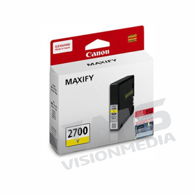 CANON YELLOW INK CARTRIDGE (PGI-2700Y)