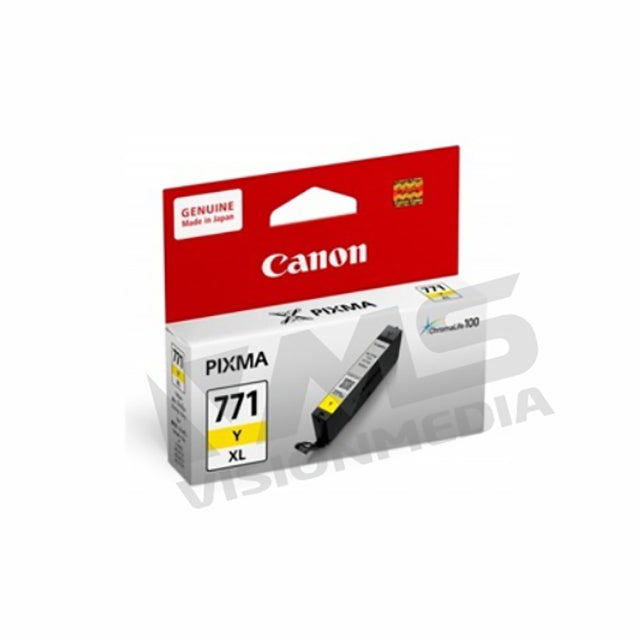 CANON YELLOW DYE INK TANK (CLI-771Y XL) (10.8ML)