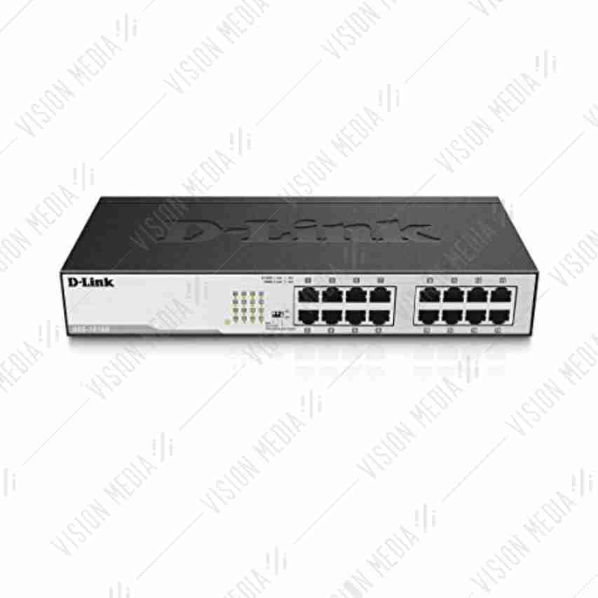 D-LINK 16 PORT 10/100/1000MBPS GIGABIT SWITCH (DES-1016D)