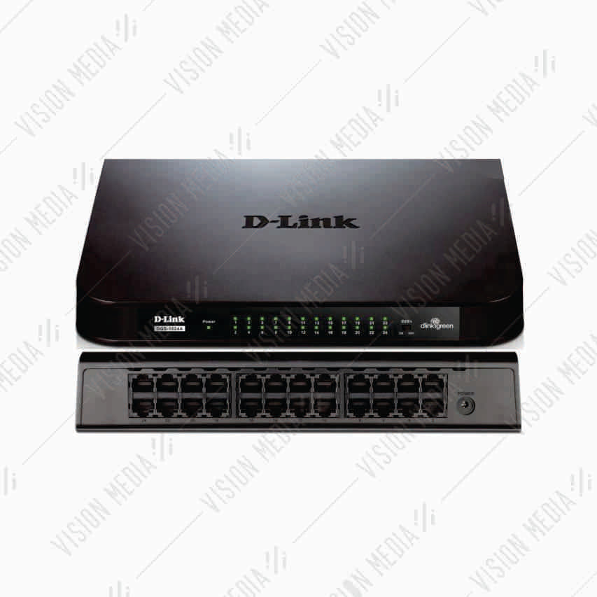D-LINK 24 PORT 10/100/1000MBPS GIGABIT SWITCH (DGS-1024A)
