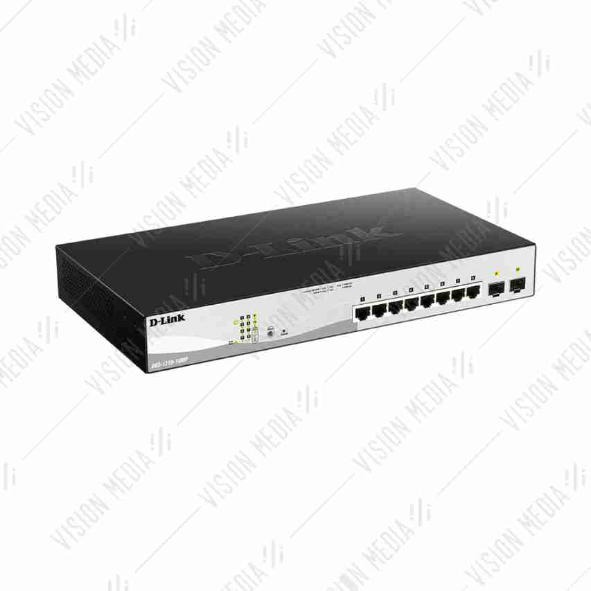 D-LINK 10-PORT SMART MANAGED POE SWITCH (DGS-1210-10MP)