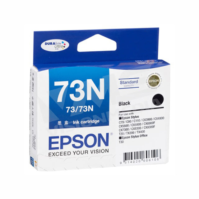 EPSON 73N BLACK INK CARTRIDGE (T105190)