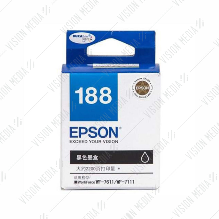 EPSON BLACK HIGH CAPACITY INK CARTRIDGE (T188190)