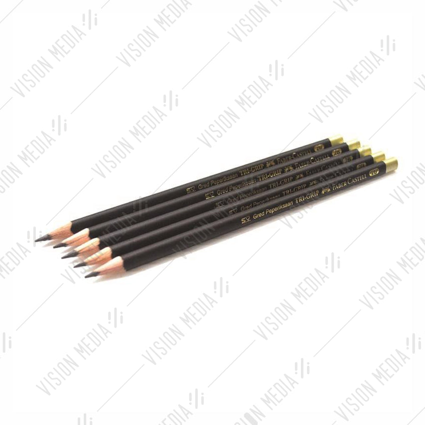 FABER-CASTELL TRI-GRIP 2B GOLD PENCIL (12 PCS PER PACK)