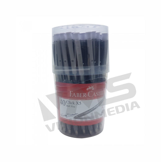 FABER CASTELL 1425SF CLICK X5 BALL POINT PEN 0.5MM