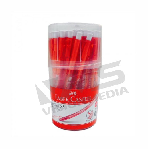 FABER CASTELL 1425SF CLICK X5 BALL POINT PEN 0.5MM