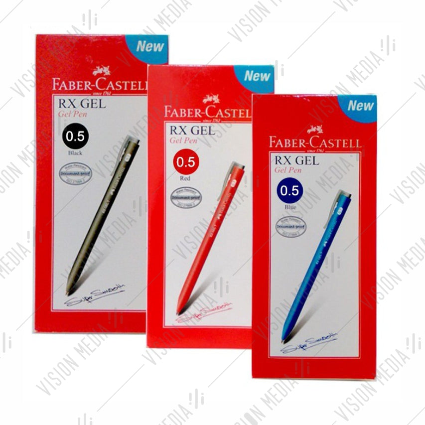 FABER CASTELL RX GEL PEN 0.5MM
