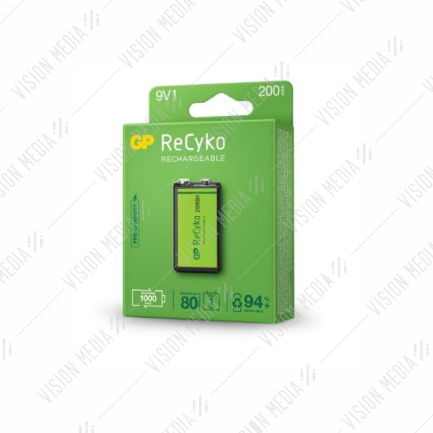 GP RECYKO+ 9V RECHARGEABLE BATTERY (GPRHV208R076)