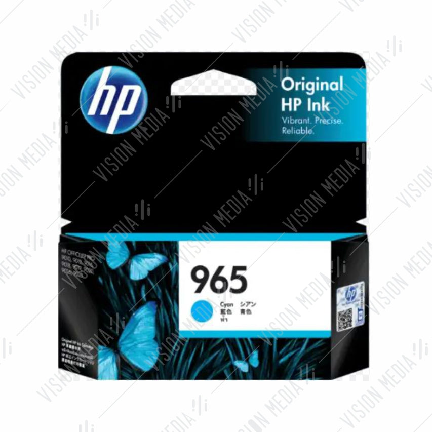 HP 965 CYAN INK CARTRIDGE (3JA77AA)