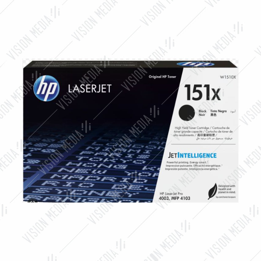 HP 151X BLACK LASERJET TONER CARTRIDGE (W1510X)