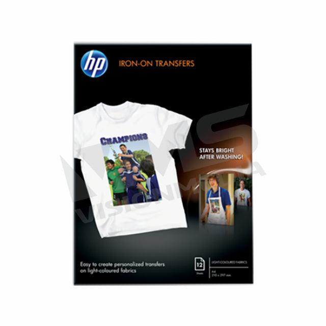 HP T-SHIRT TRANSFERS (A4) 10 SHT (C6065A)