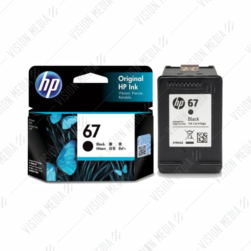 HP 67 BLACK INK CARTRIDGE (3YM56AA)