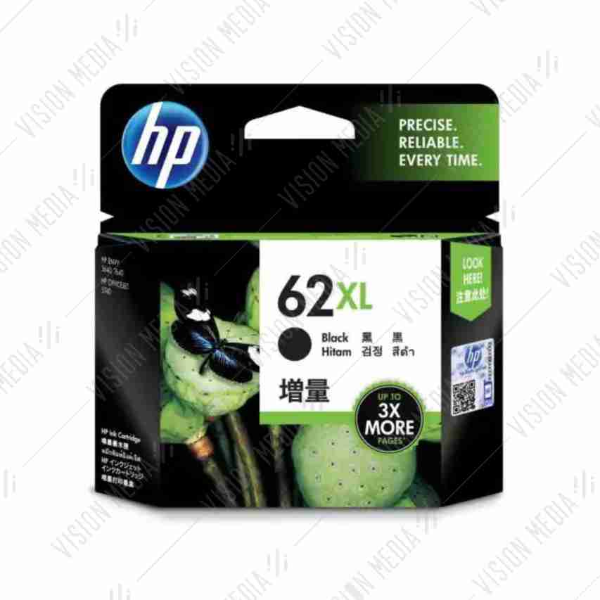 HP 62XL BLACK INK CARTRIDGE (C2P05AA)