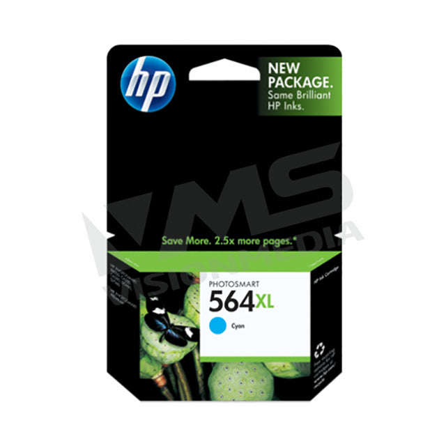 HP 564XL CYAN INK CARTRIDGE (CB323WA)