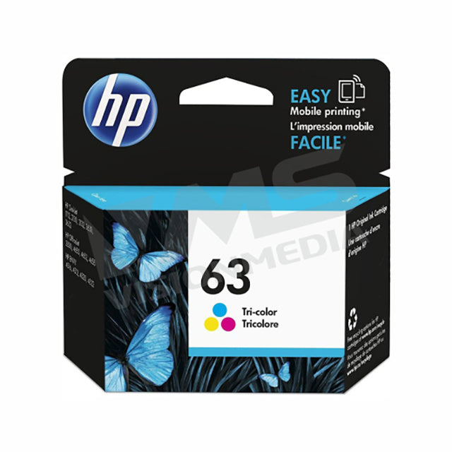 HP 63 TRI-COLOR INK CARTRIDGE (F6U61AA)