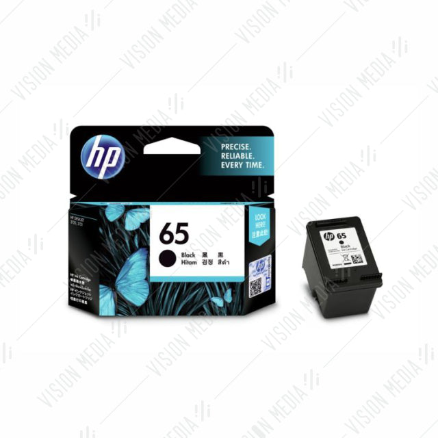 HP 65 BLACK INK CARTRIDGE (N9K02AA)
