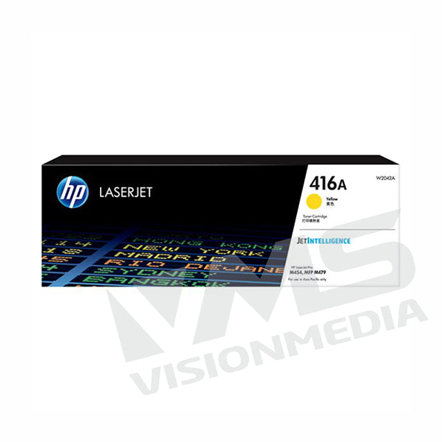 HP 416A YELLOW TONER CARTRIDGE (W2042A)