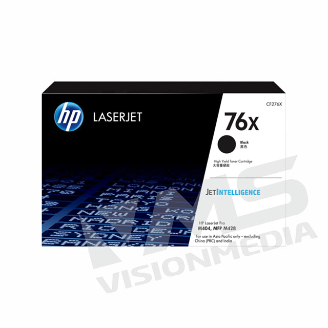 HP 76X HIGH YIELD BLACK TONER CARTRIDGE (CF276X)