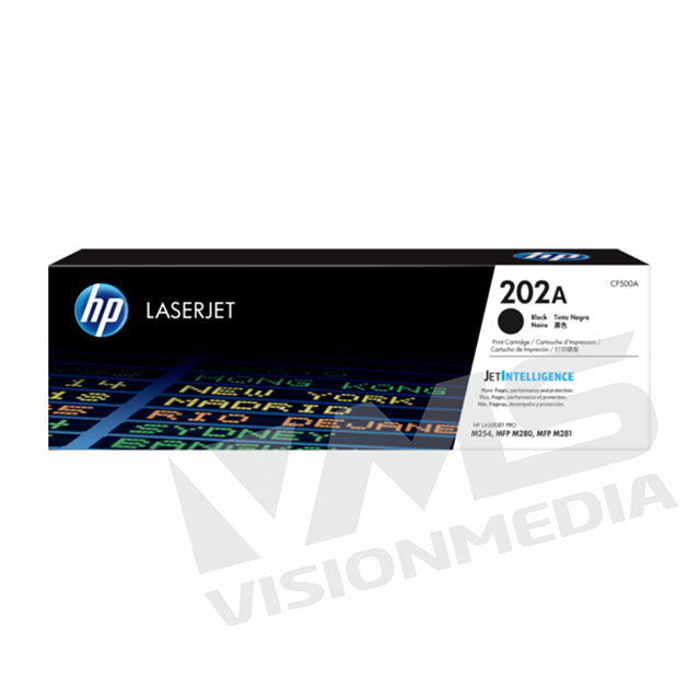 HP 202A BLACK TONER CARTRIDGE (CF500A)