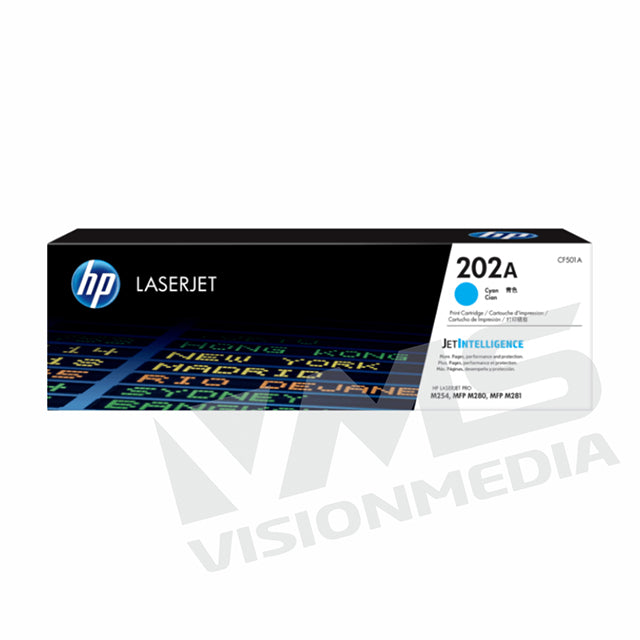 HP 202A CYAN TONER CARTRIDGE (CF501A)