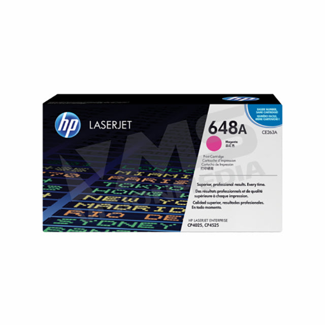 HP 648A MAGENTA TONER CARTRIDGE (CE263A)