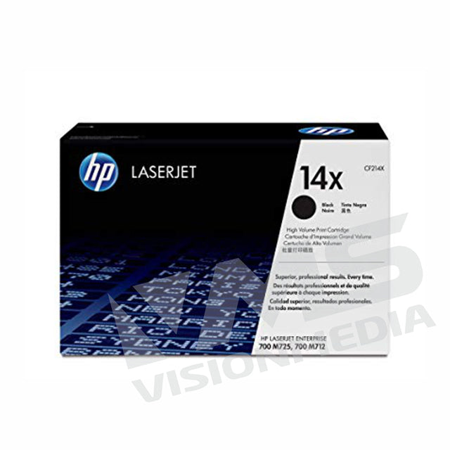 HP 14X HIGH YIELD BLACK TONER CARTRIDGE (CF214X)